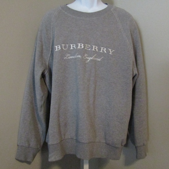 burberry grey crew neck